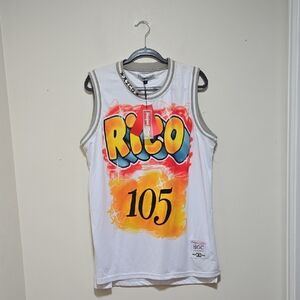 RICO Paid In Full Men's  Headgear Classics Embroidered Basketball Jersey